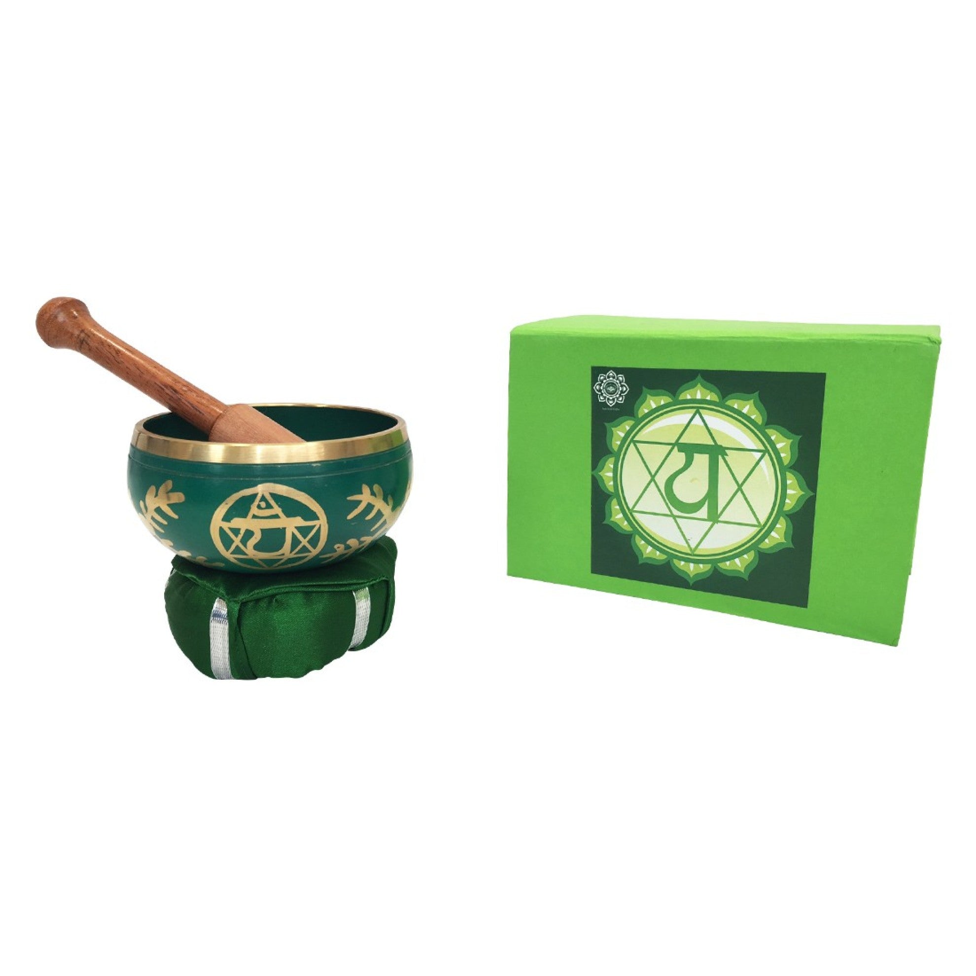 Chakra Klangschale ANAHATA, 12 cm, Messing