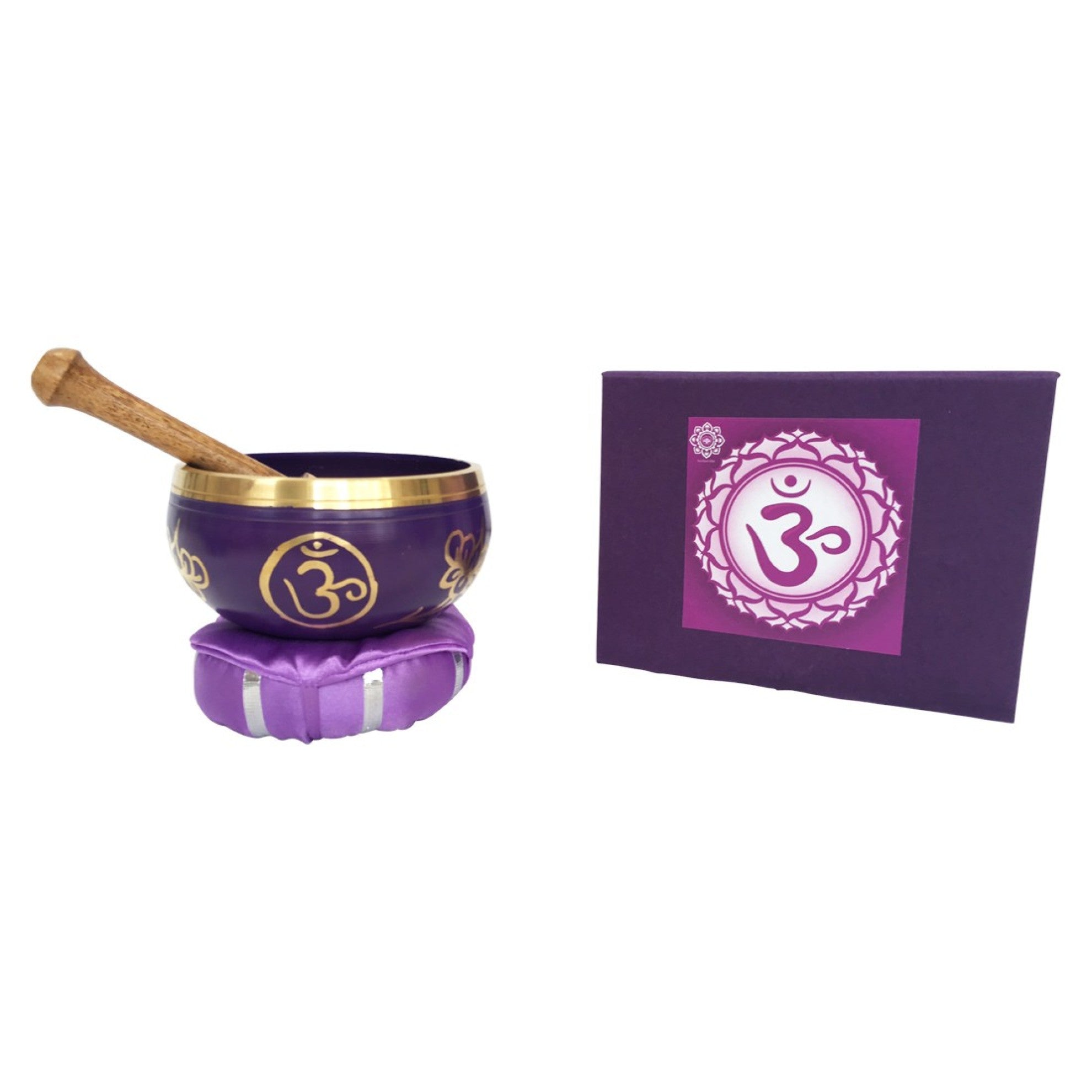 Chakra Klangschale SAHASRARA 12 cm, Messing