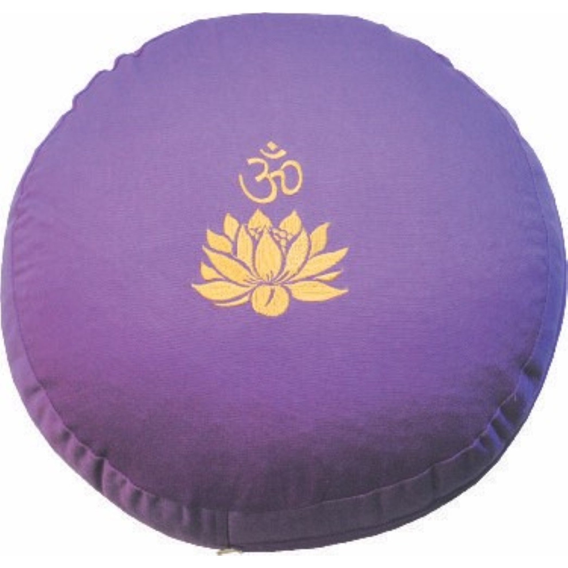 Meditationskissen rund, LOTUS OM, 35 cm, violett