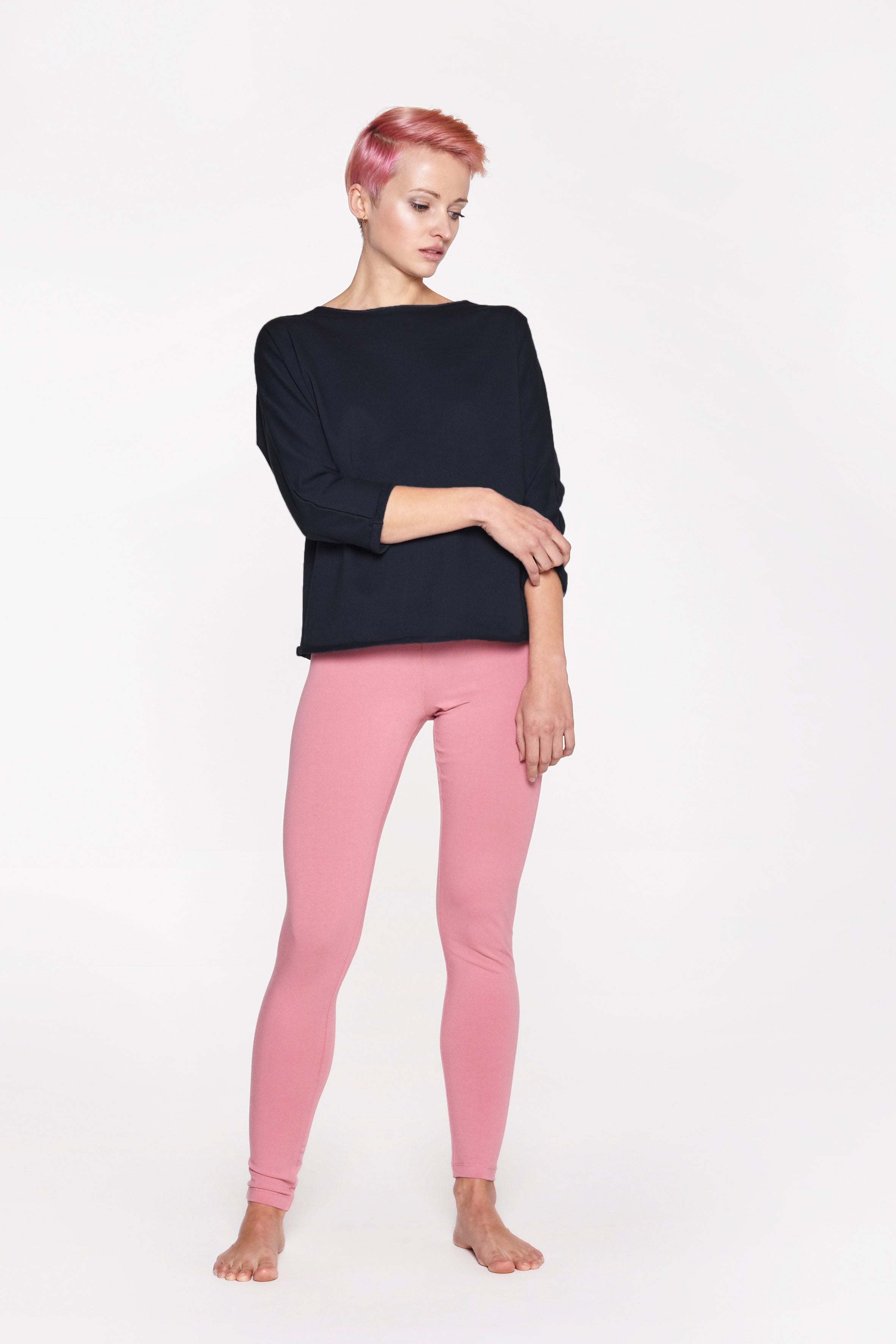 Yoga Sweater SOFT BLACK, Schwarz