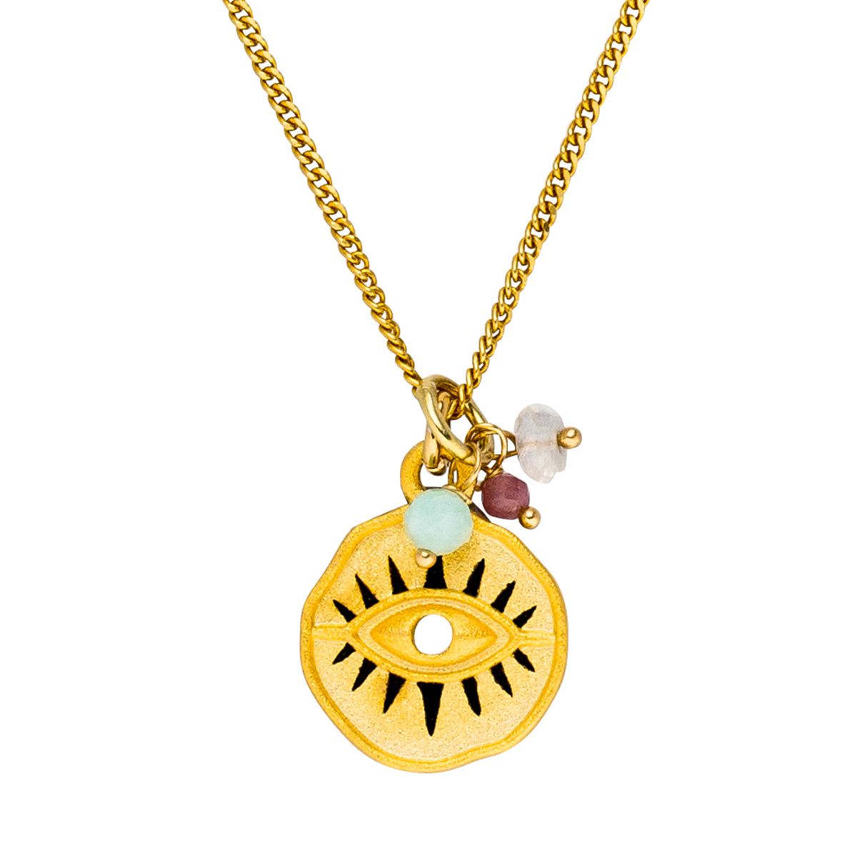 Yoga Schutzkette EYE, Gold