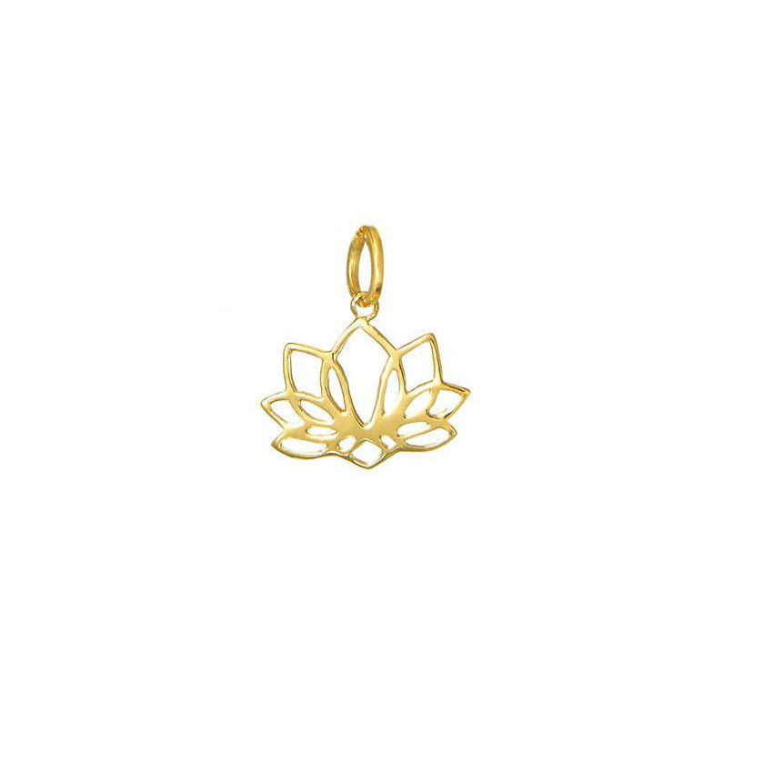 Buddha Lotus Halskette, Gold