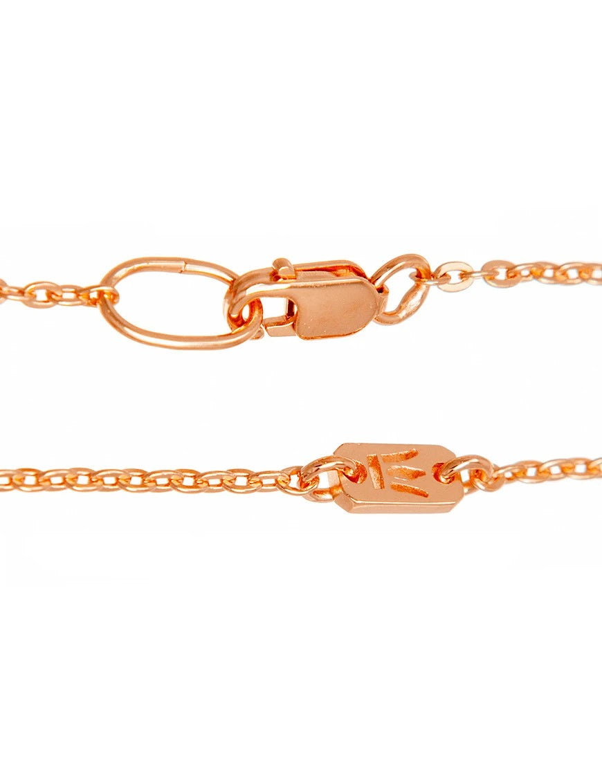 Amulett TARA Mantra mini, Roségold