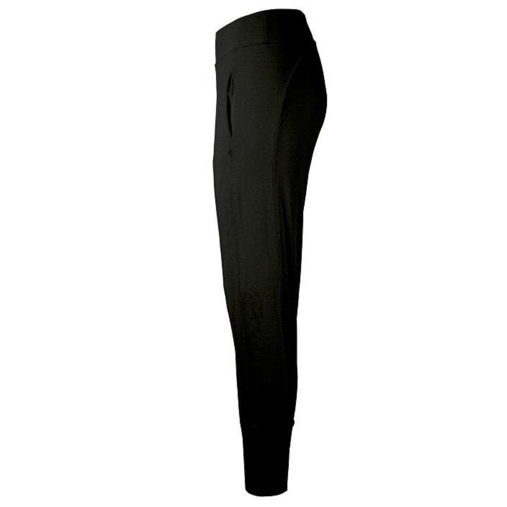 Yogahose mit legerem Schnitt UMINA, Schwarz