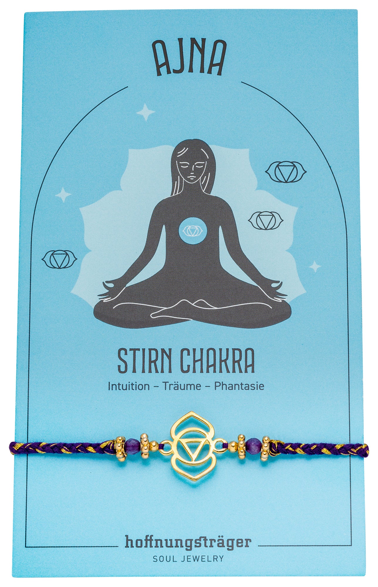 Chakra Armband Stirnchakra AJNA