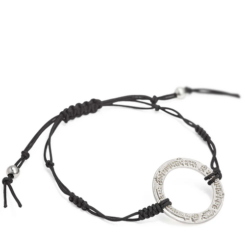 Yoga Mantra-Armband GANESHA, Silber