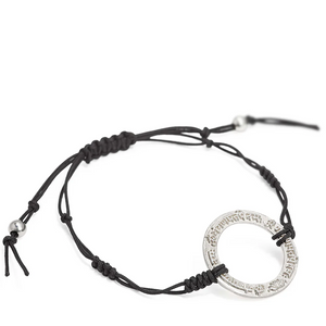 Yoga Mantra-Armband GANESHA, Silber