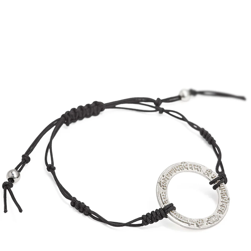 Yoga Mantra-Armband GANESHA, Silber