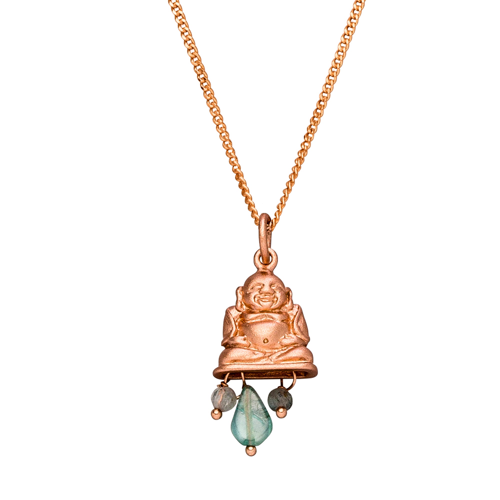 Halskette BUDDHA Pure Happiness, Roségold