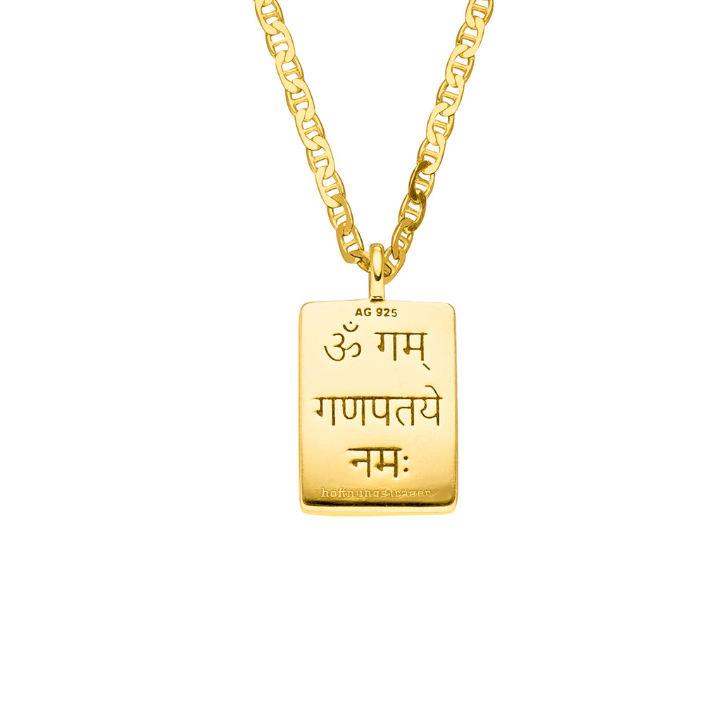 Yoga Armband GANESHA POWER, doppelreihig, Gold