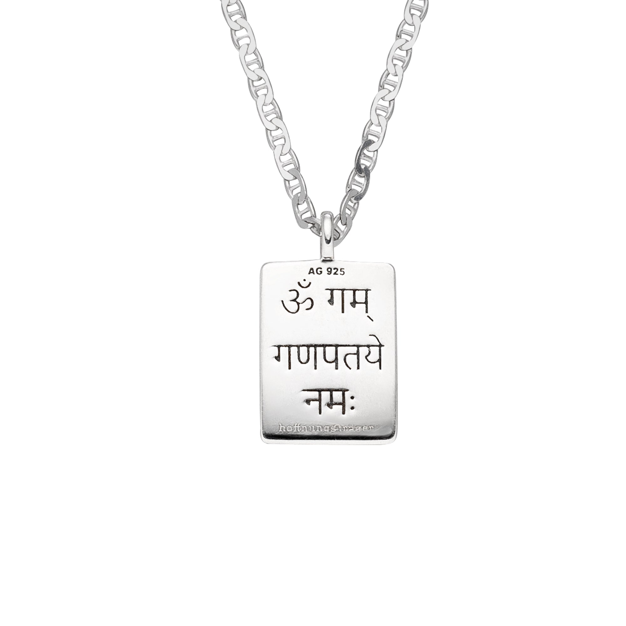 Mantra-Halskette OPTIMIST, Silber