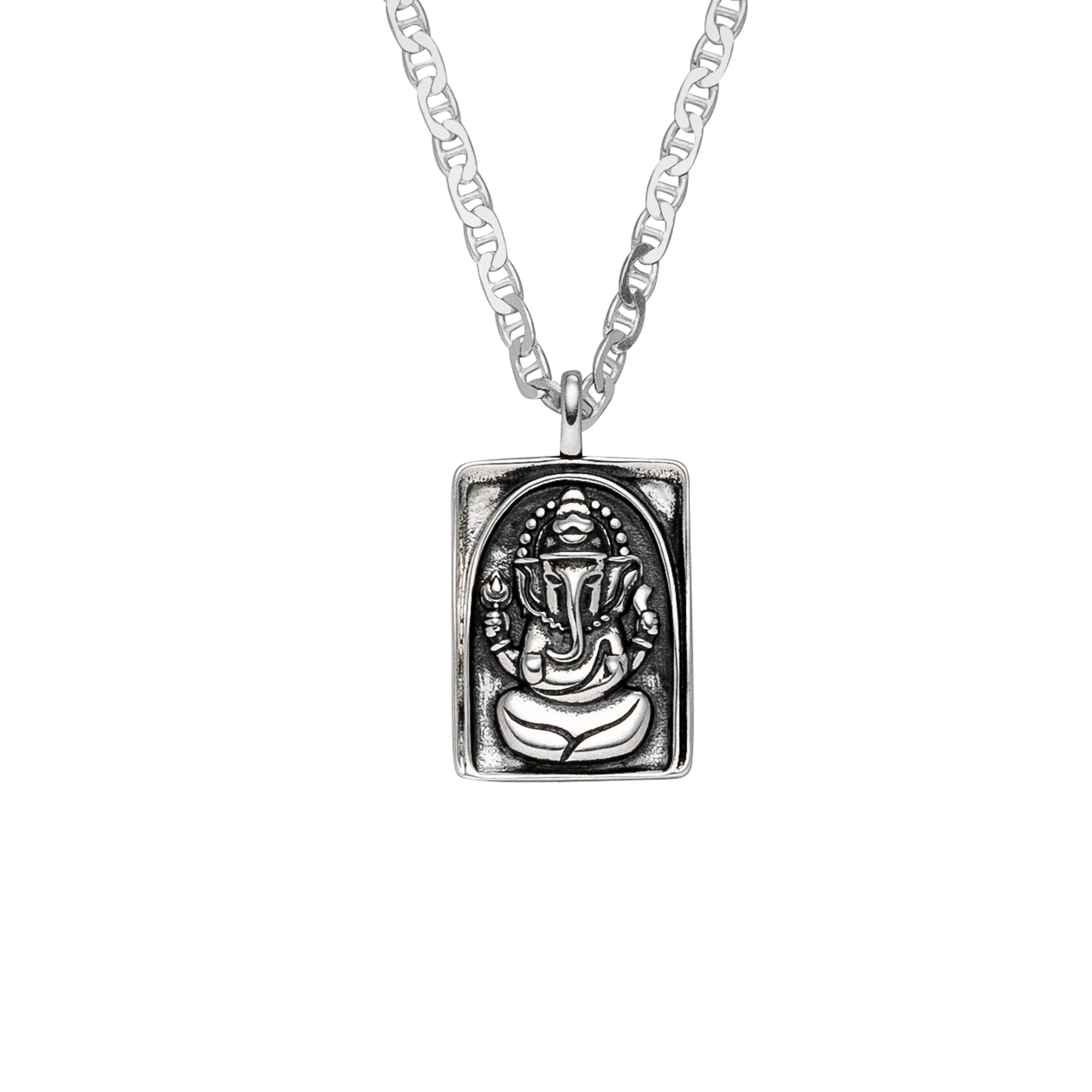 Mantra-Halskette OPTIMIST, Silber