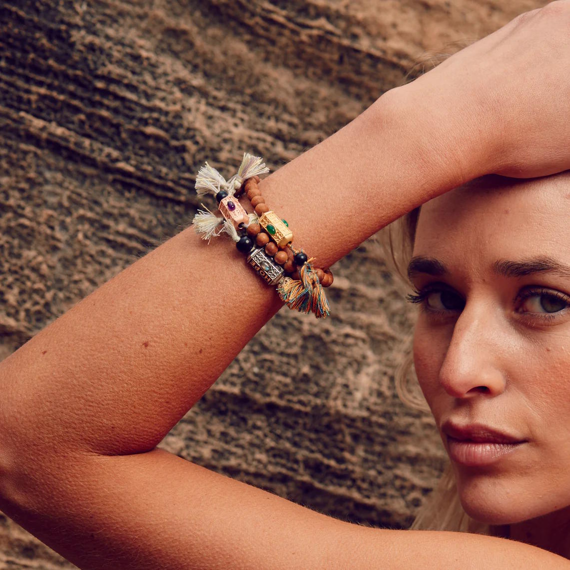 Yoga Armband Handmala GIVE,LOVE,HOPE, Bodhibaum