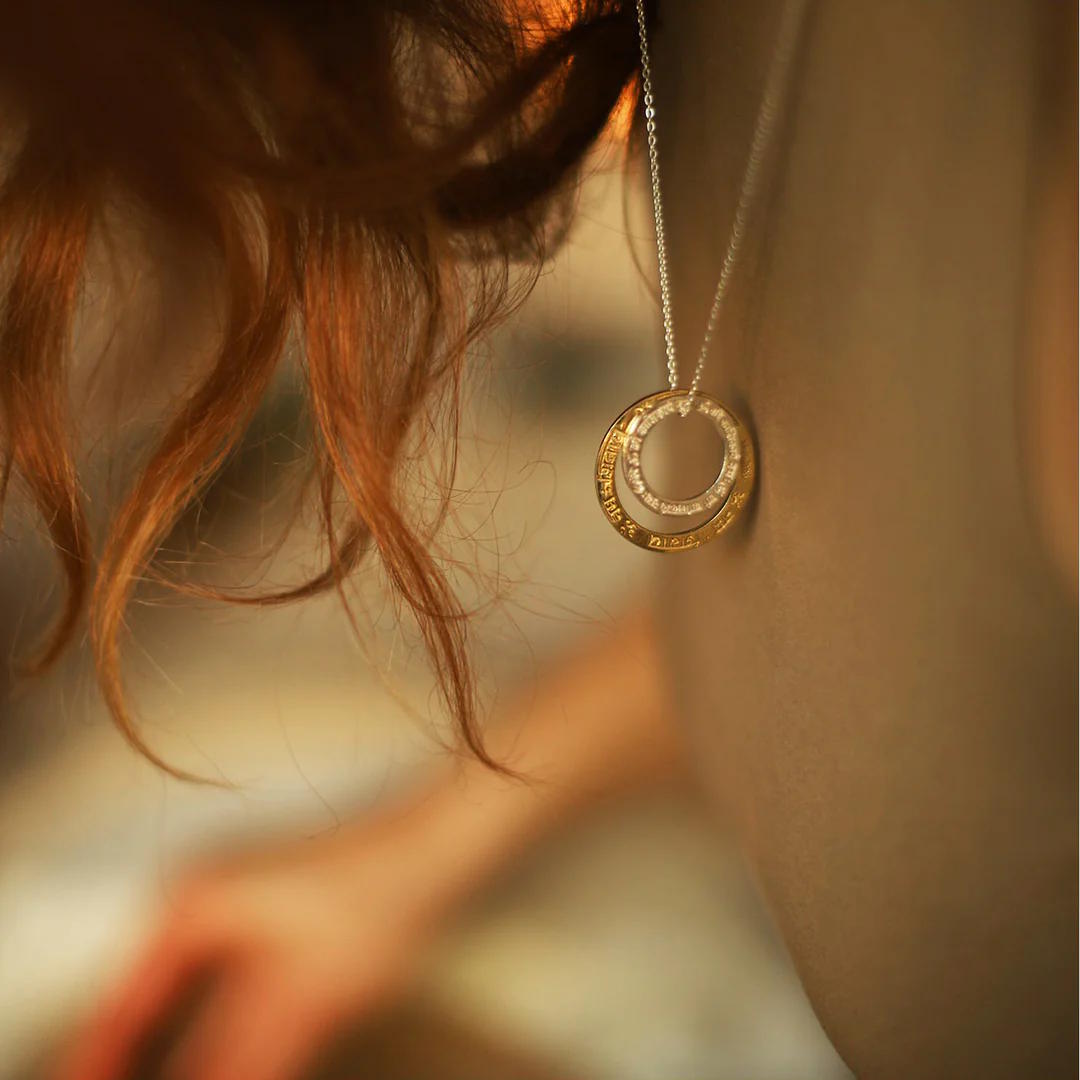 Yoga Mantra Amulett SHIVA, Gold