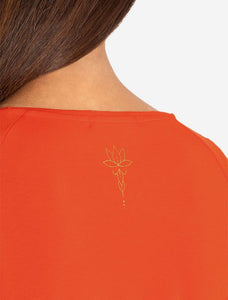 Yoga Shirt Croptop JATHARA Harissa, Koralle