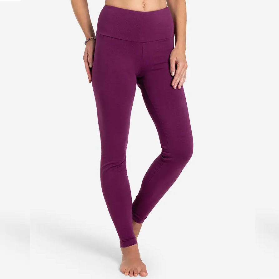 Yoga Leggings SATYA, Biobaumwolle, Beere