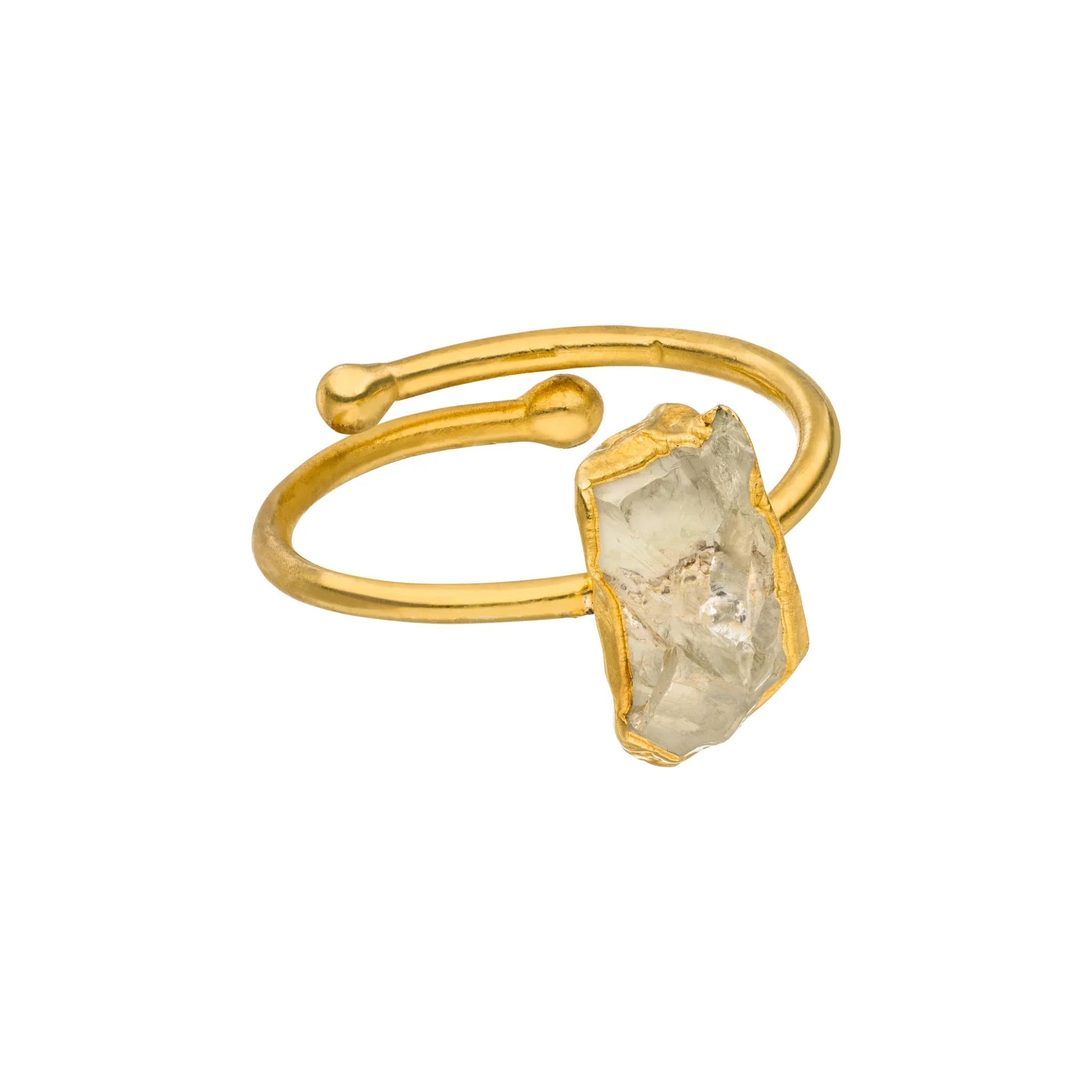 Edelstein-Ring BE YOURSELF, Bergkristall