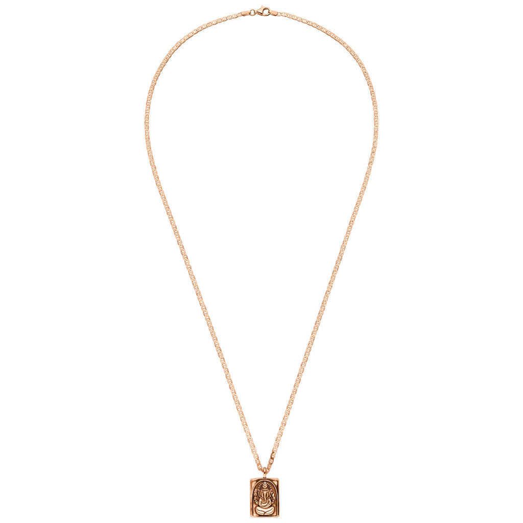 Mantra-Halskette OPTIMIST, Roségold