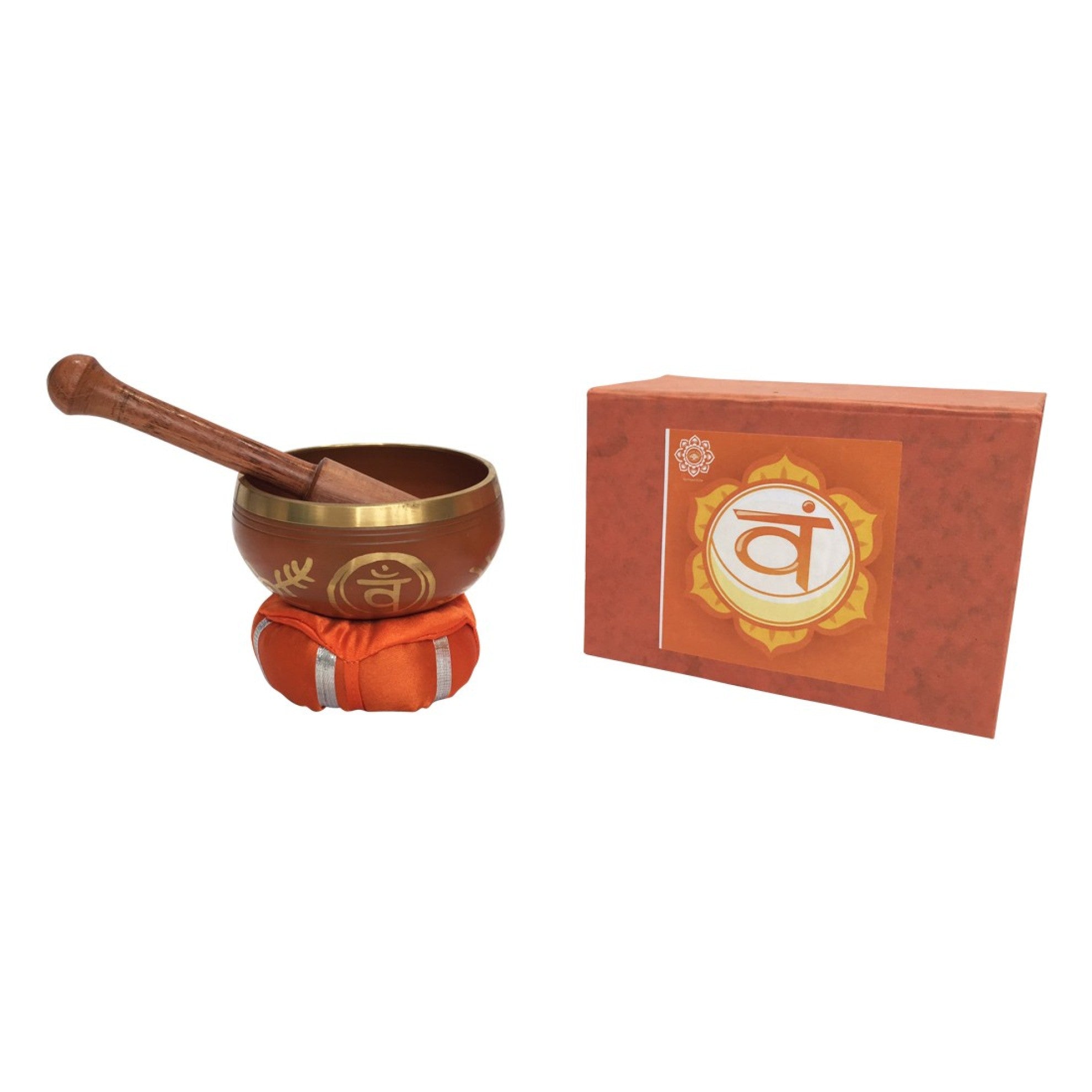 Chakra Klangschale SVADHISTHANA, 12 cm, Messing