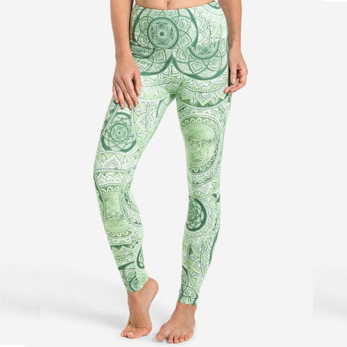 Yoga Leggings BALA, Biobaumwolle, Smaragdgrün