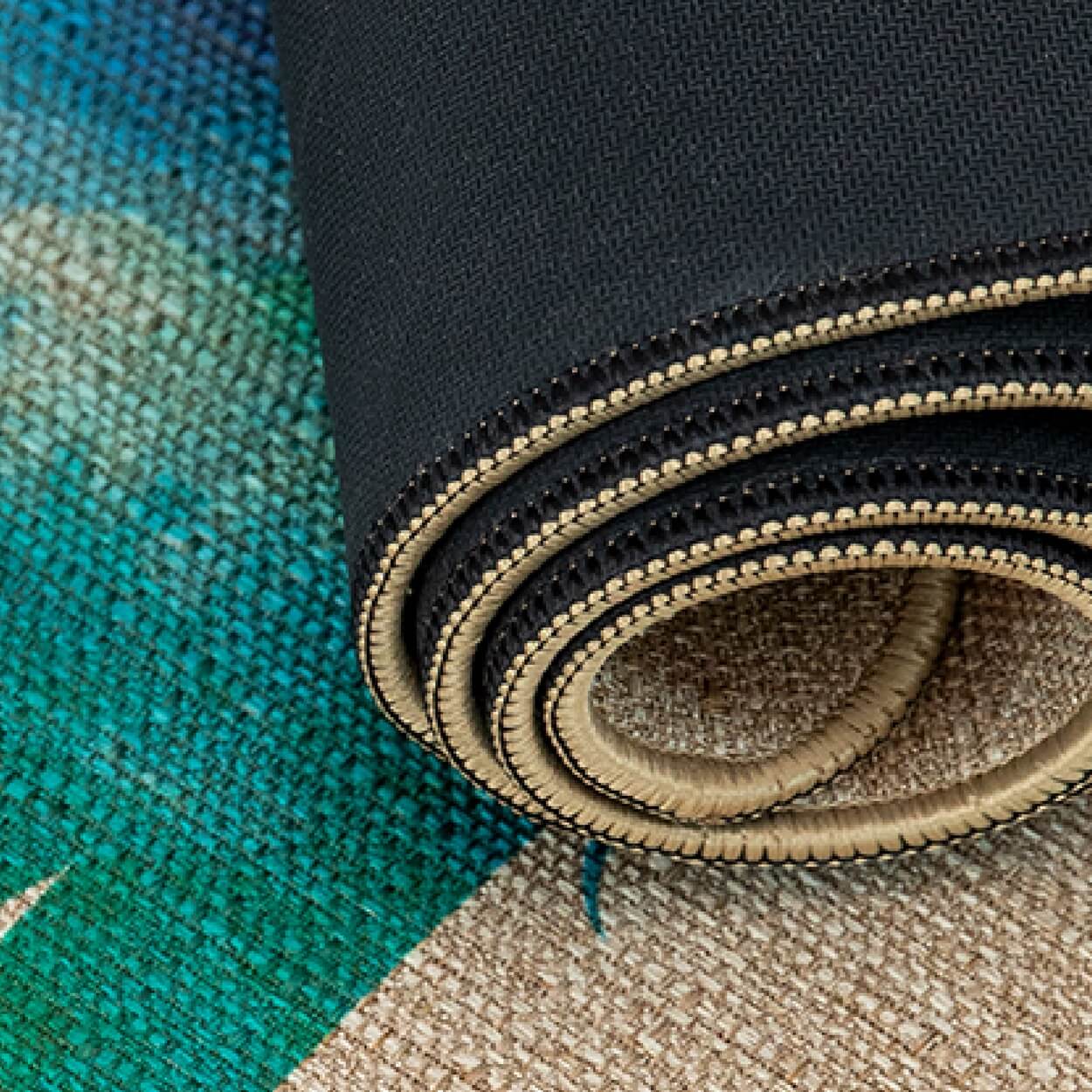 Yogamatte Naturkautschuk Jute CHAKRA YOGI