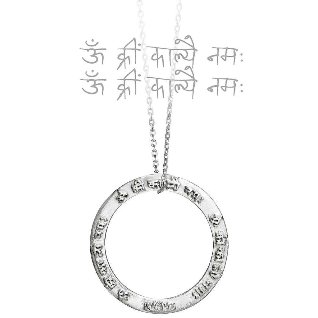 Mantra Amulett KALI, Silber