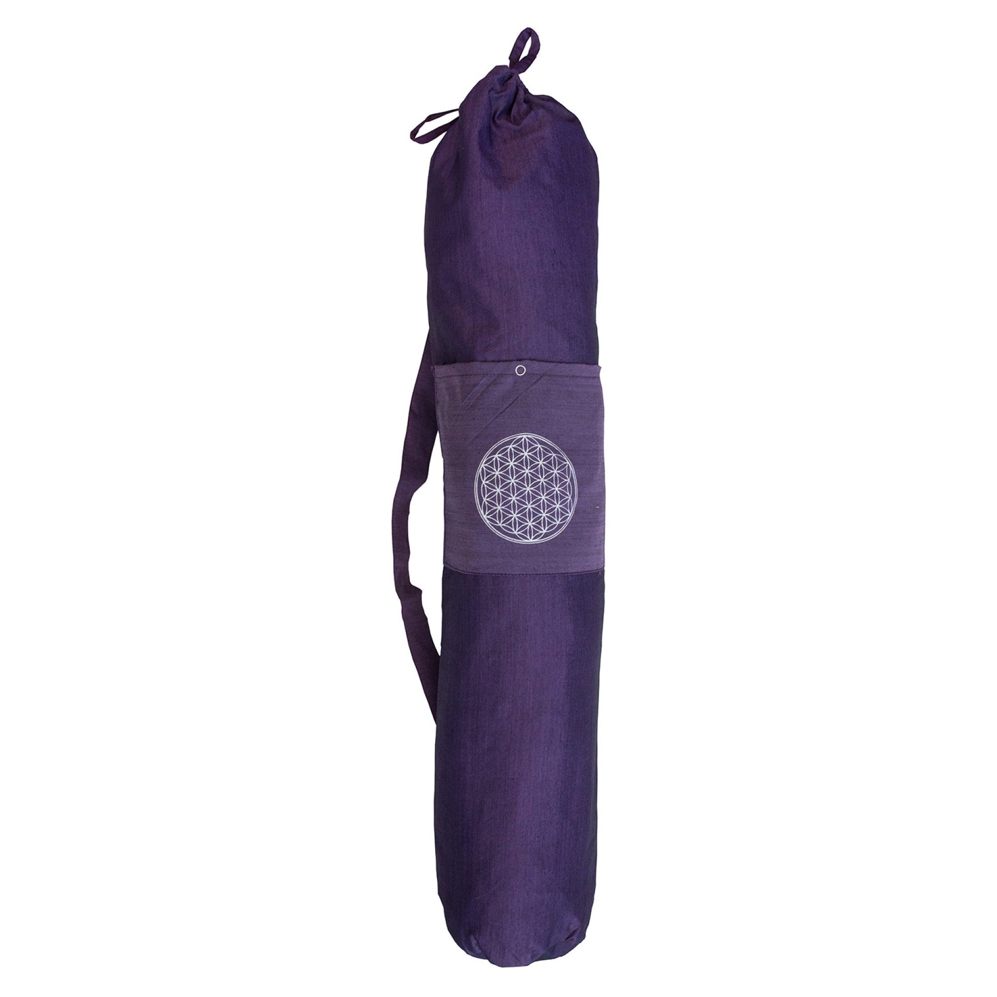Yogamatten-Tasche BLUME DES LEBENS,violett