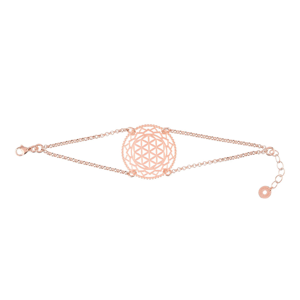Armband BLUME DES LEBENS, Roségold
