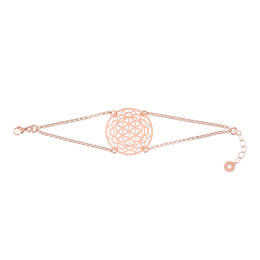 Armband BLUME DES LEBENS, Roségold