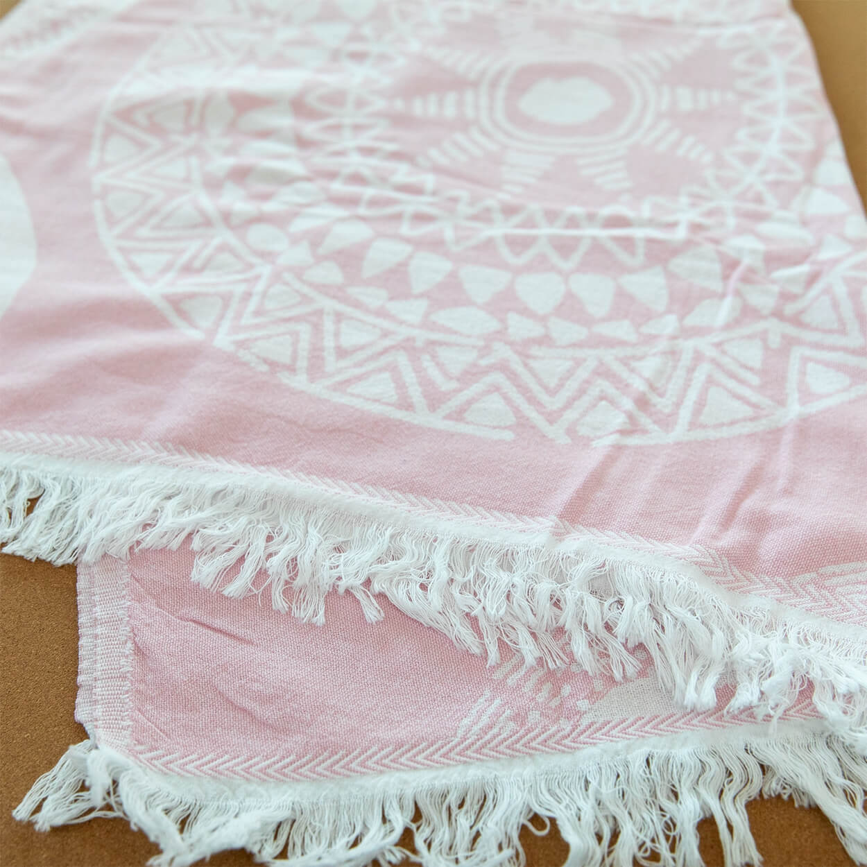 Yoga Meditationsdecke MANDALA, pink-bliss