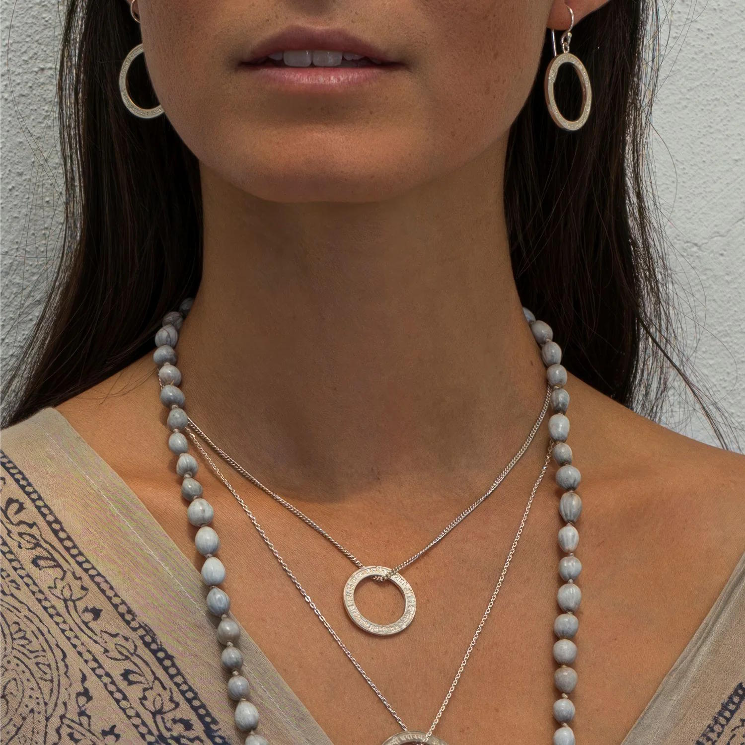 Mantra Amulett LAKSHMI mini, Silber