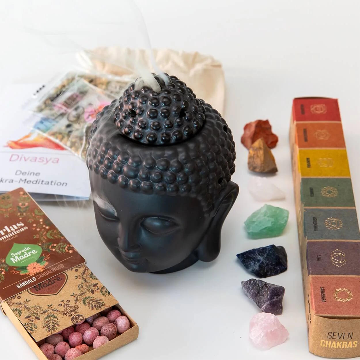 Geschenkset Chakra-Meditation BUDDHA
