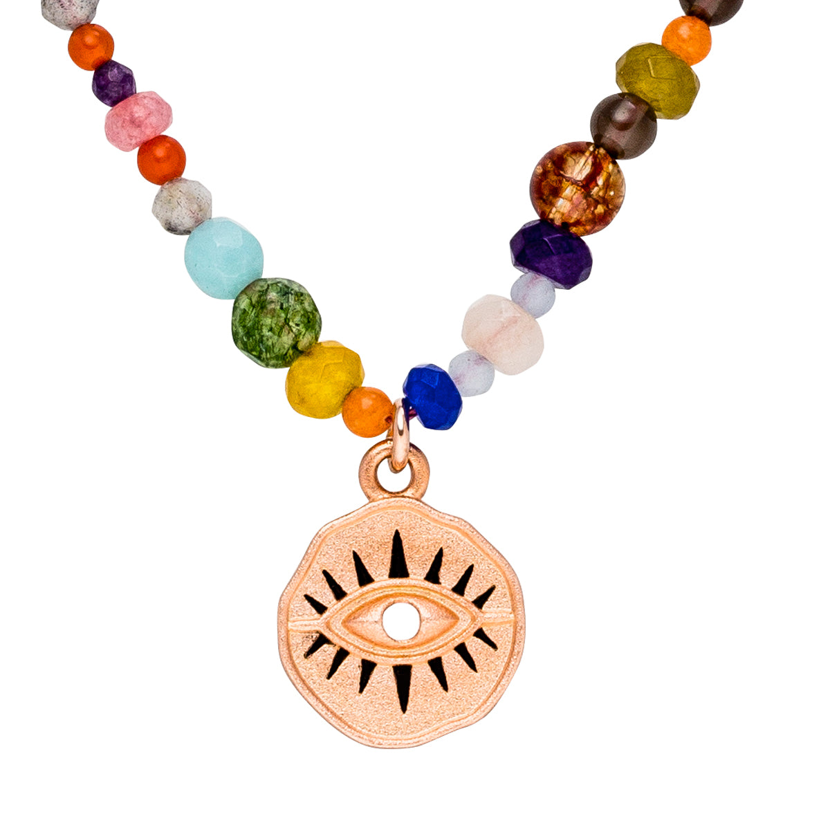 Yoga Schutz-Choker EYE, Roségold
