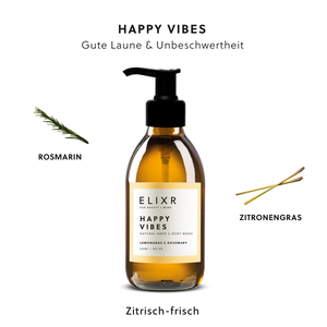 Elixr Hand Body Wash HAPPY VIBES, Aromakosmetik