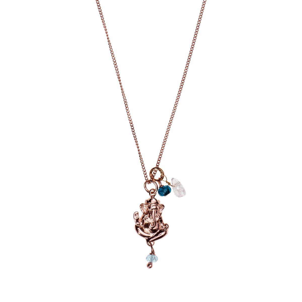 Yoga Halskette Ganesha, Roségold