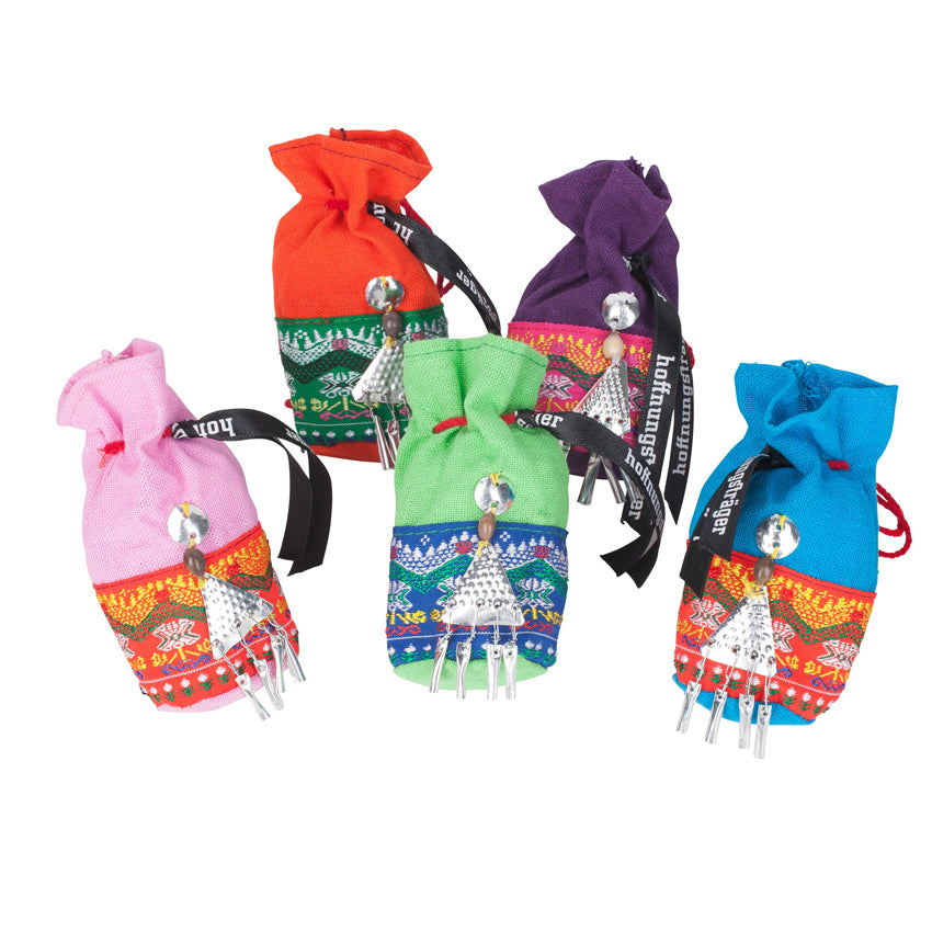 Yoga Halskette Wheel of Karma, veganes Leder+ Roségold