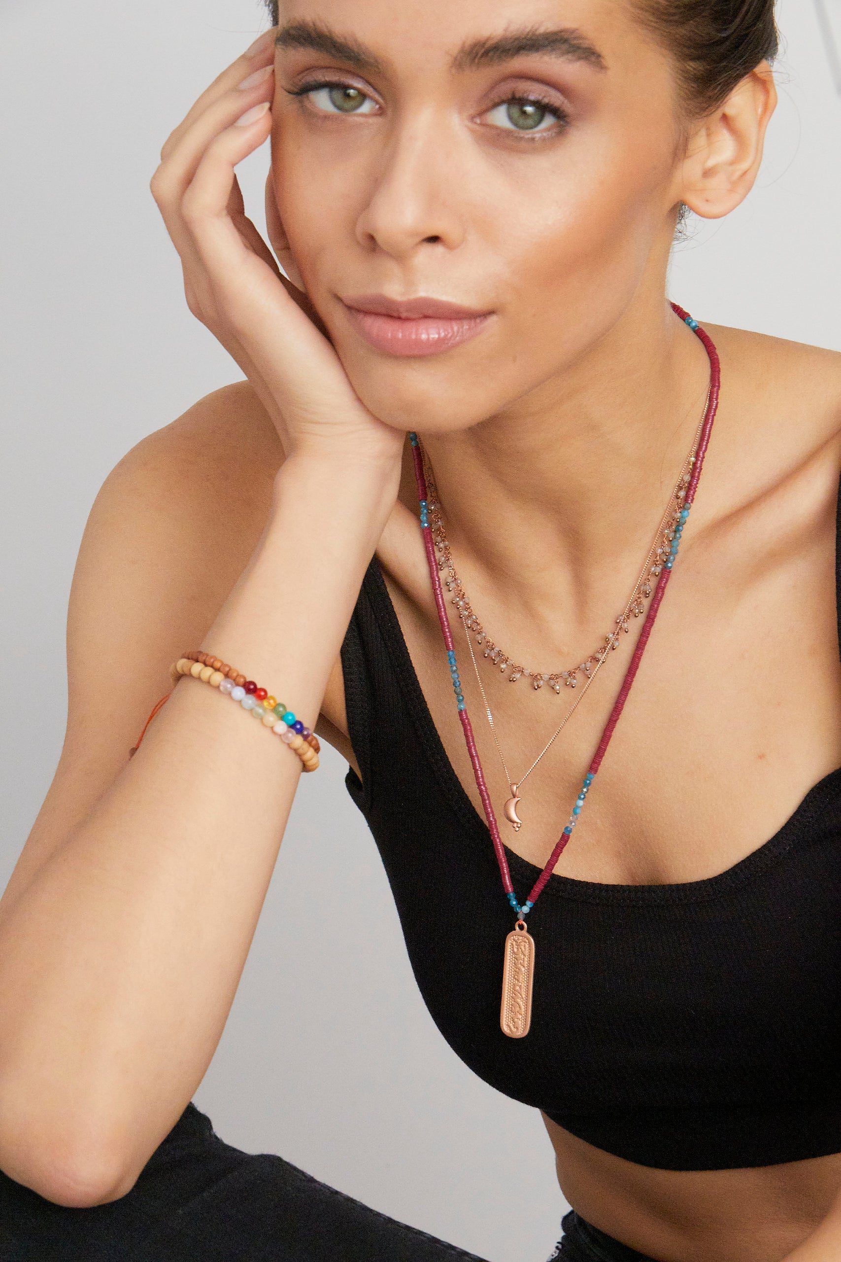Yoga Karma-Kette GOOD KARMA, Roségold