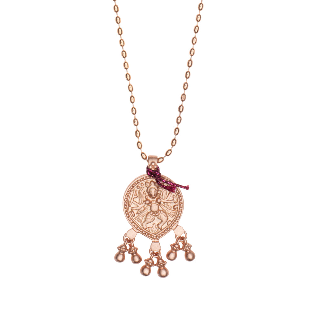 Halskette Love Chain DANCING SHIVA, Roségold