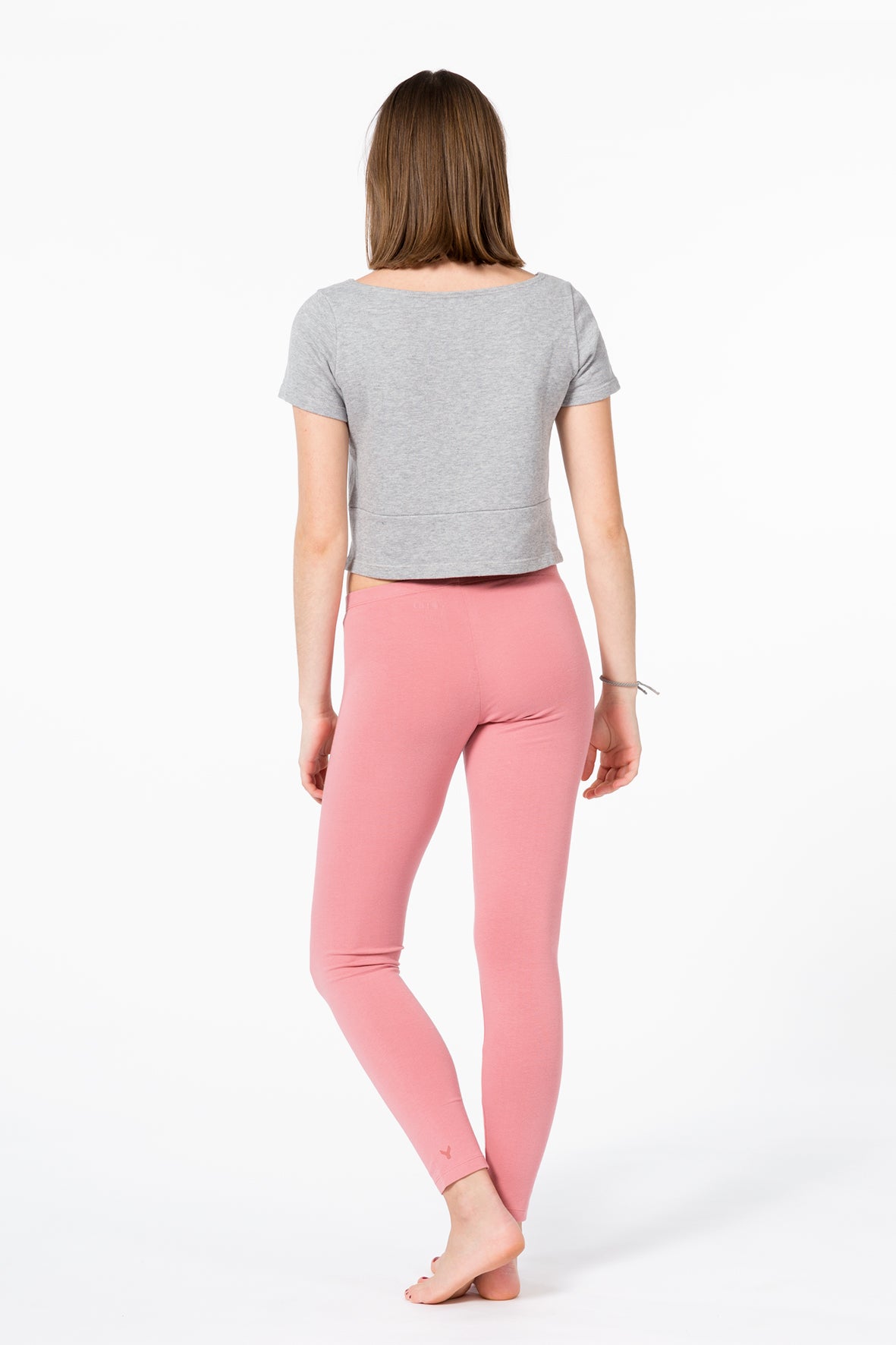 Yoga Leggings Plain Apricot von Yoiqi