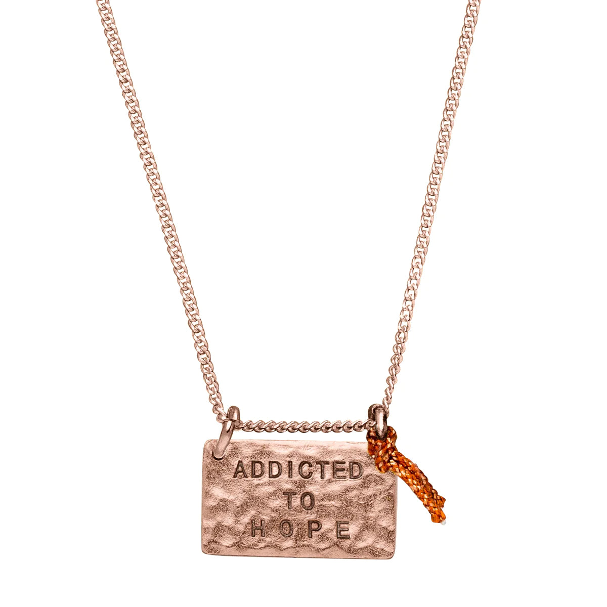 Yoga Halskette Love Chain HOPE, Roségold