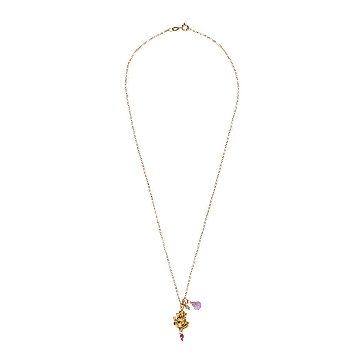 Yoga Halskette Ganesha, Gold
