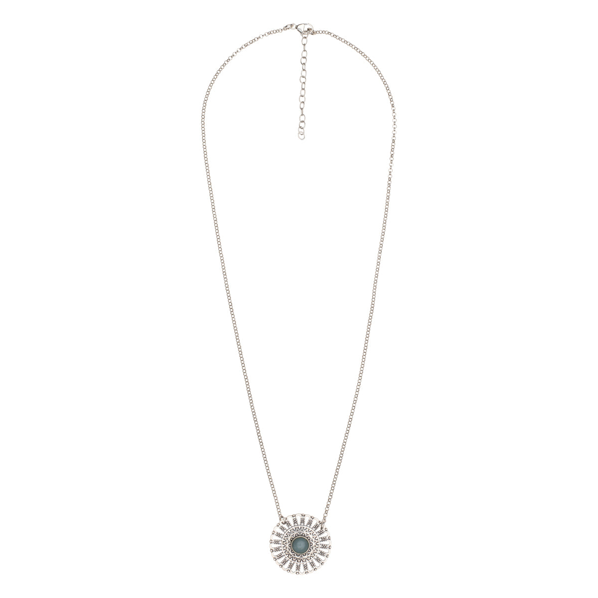 Mandala Halskette, Love Chain, Silber