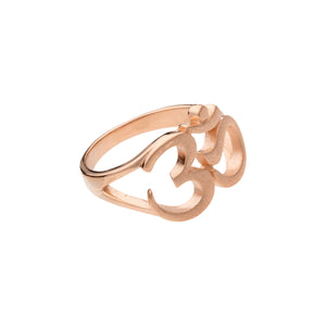 OM Symbol Ring, Roségold