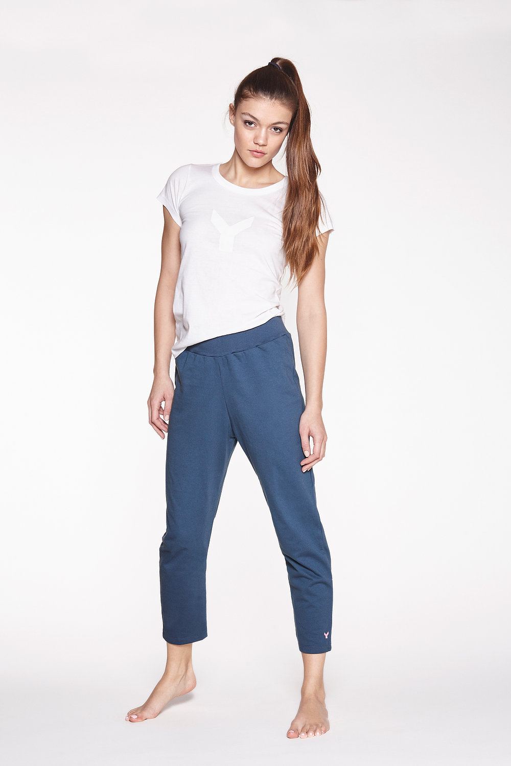 Yoga-Pants LOOSE, Indigo, GOTS