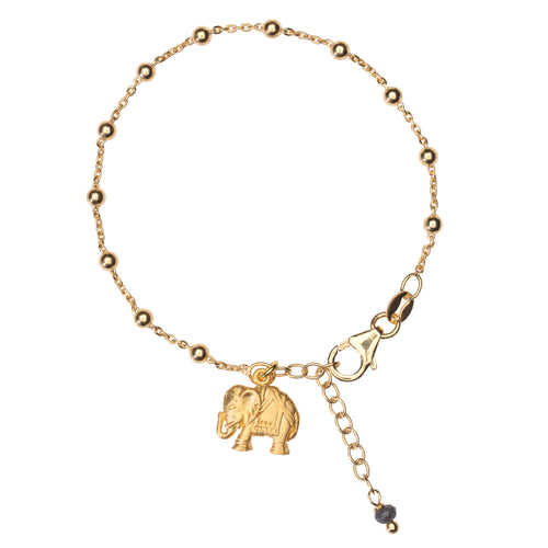Yoga Power Armband LUCKY ELEPHANT, Gold