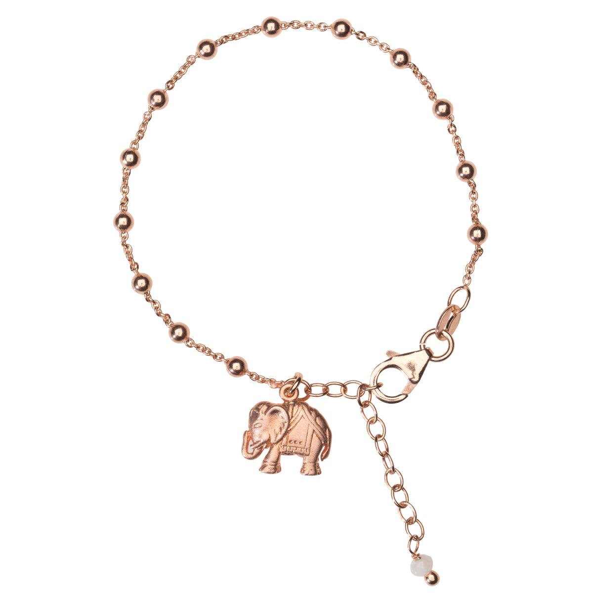 Yoga Power Armband LUCKY ELEPHANT, Roségold
