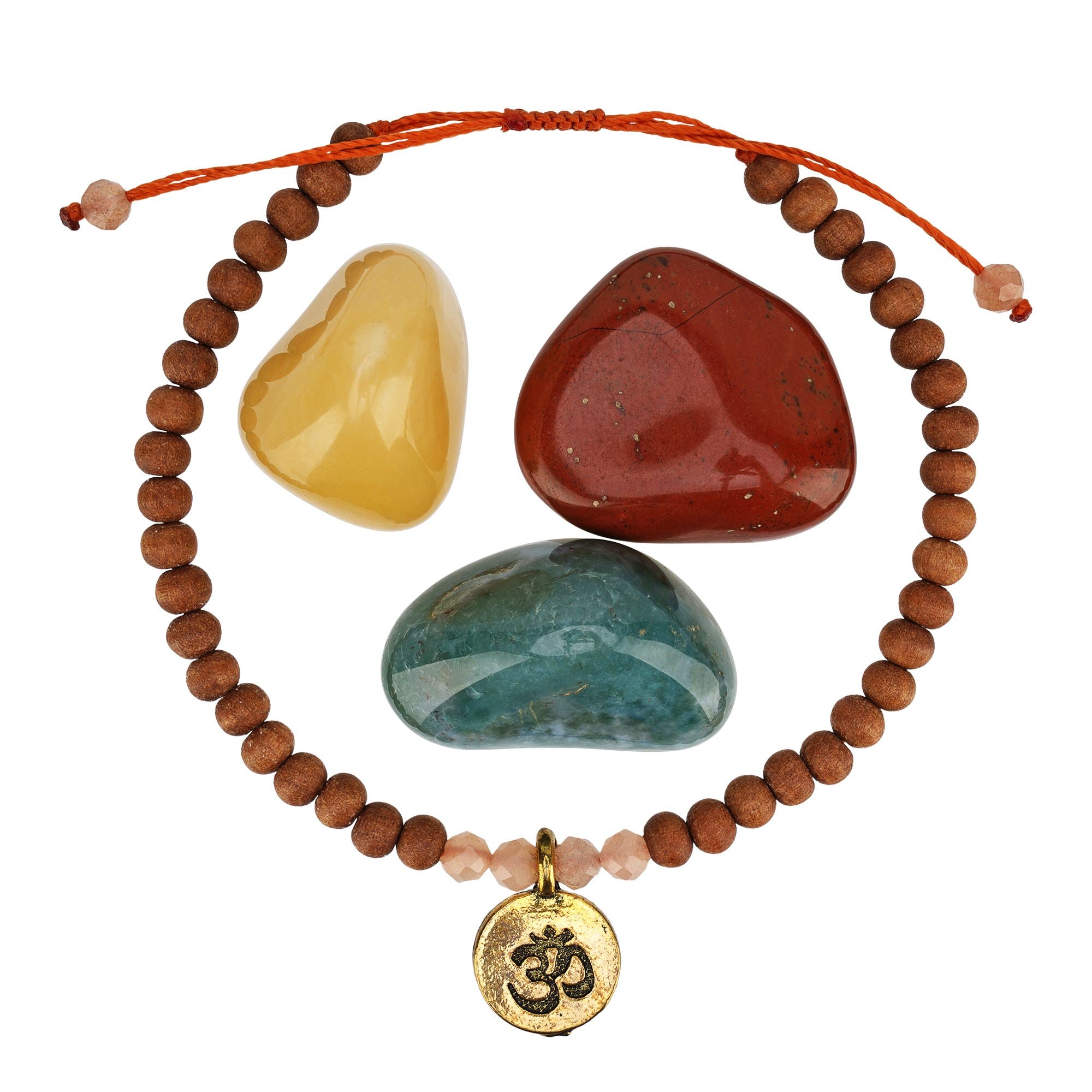 Armband Set Seelenschmeichler OM, Sandelholz
