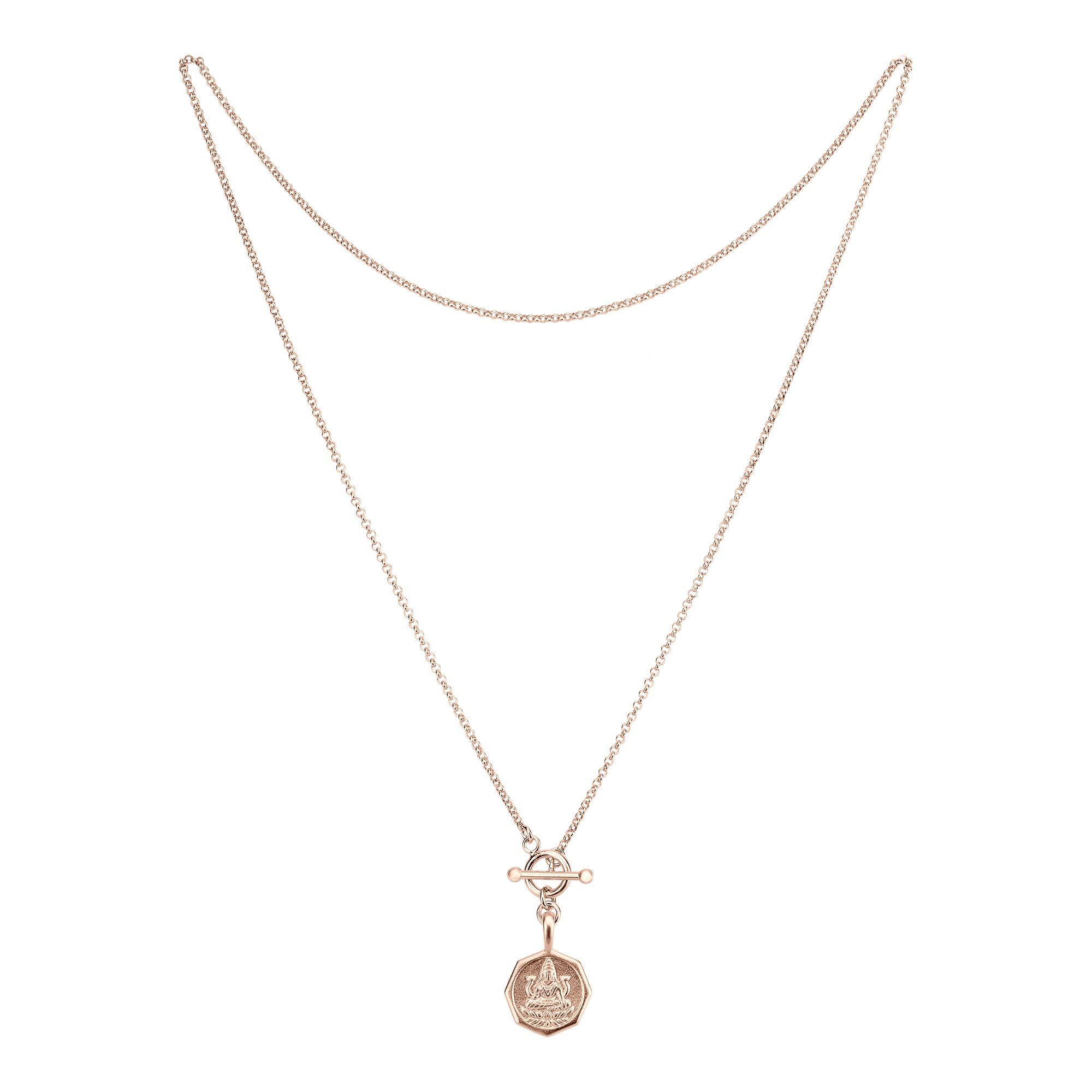 Yoga Halskette, Love Chain LAKSHMI, Roségold