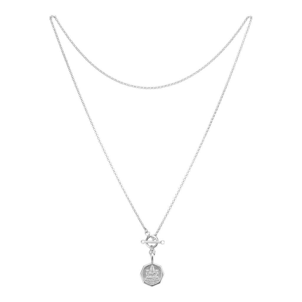 Yoga Halskette, Love Chain LAKSHMI, Silber