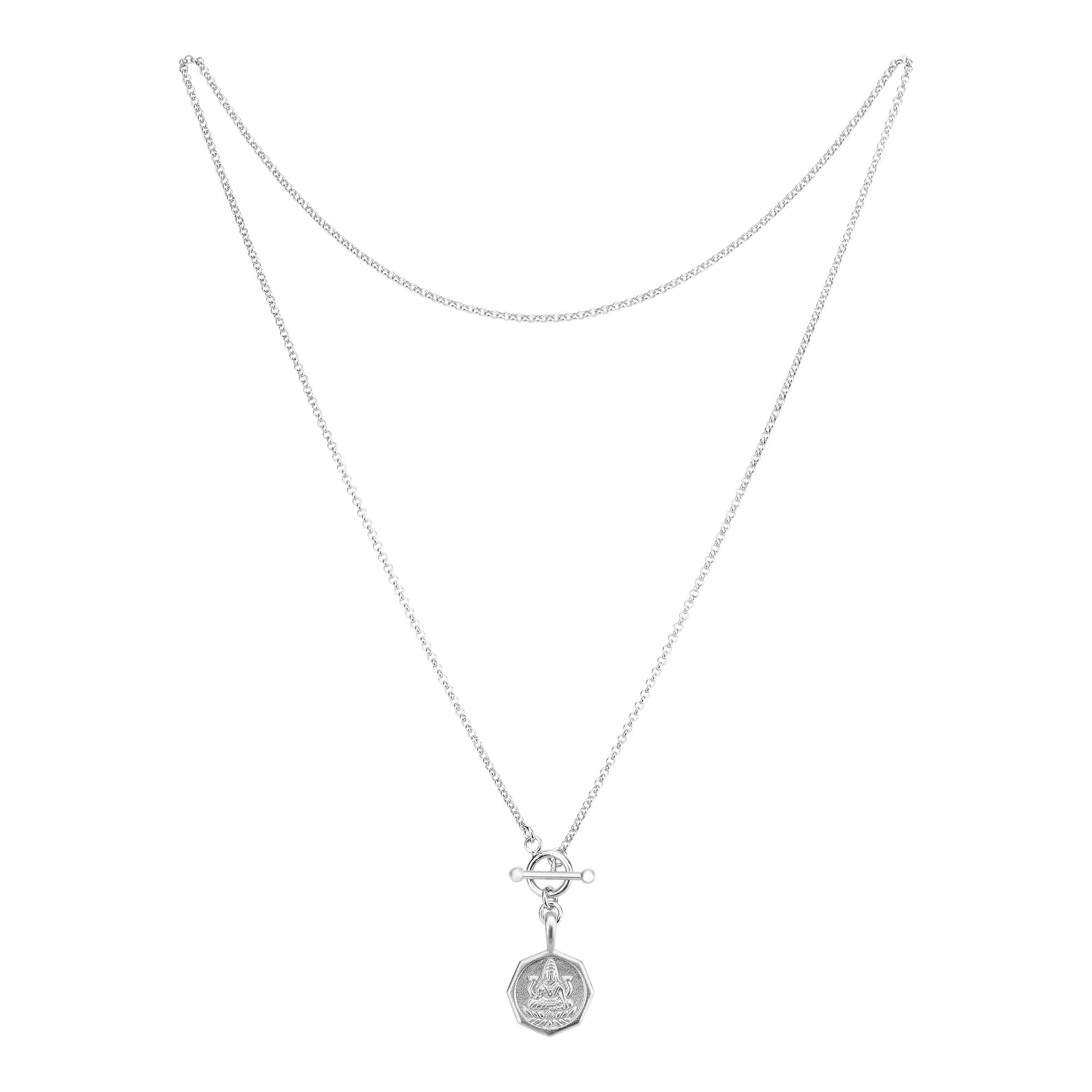 Yoga Halskette, Love Chain LAKSHMI, Silber